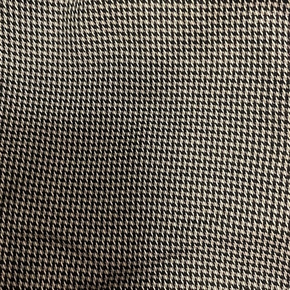 Calibrate Mens button down Dress Shirt 16 34-35. Black, gray,& white houndstooth - Picture 11 of 11